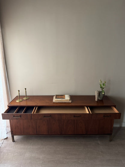 Walnut credenza