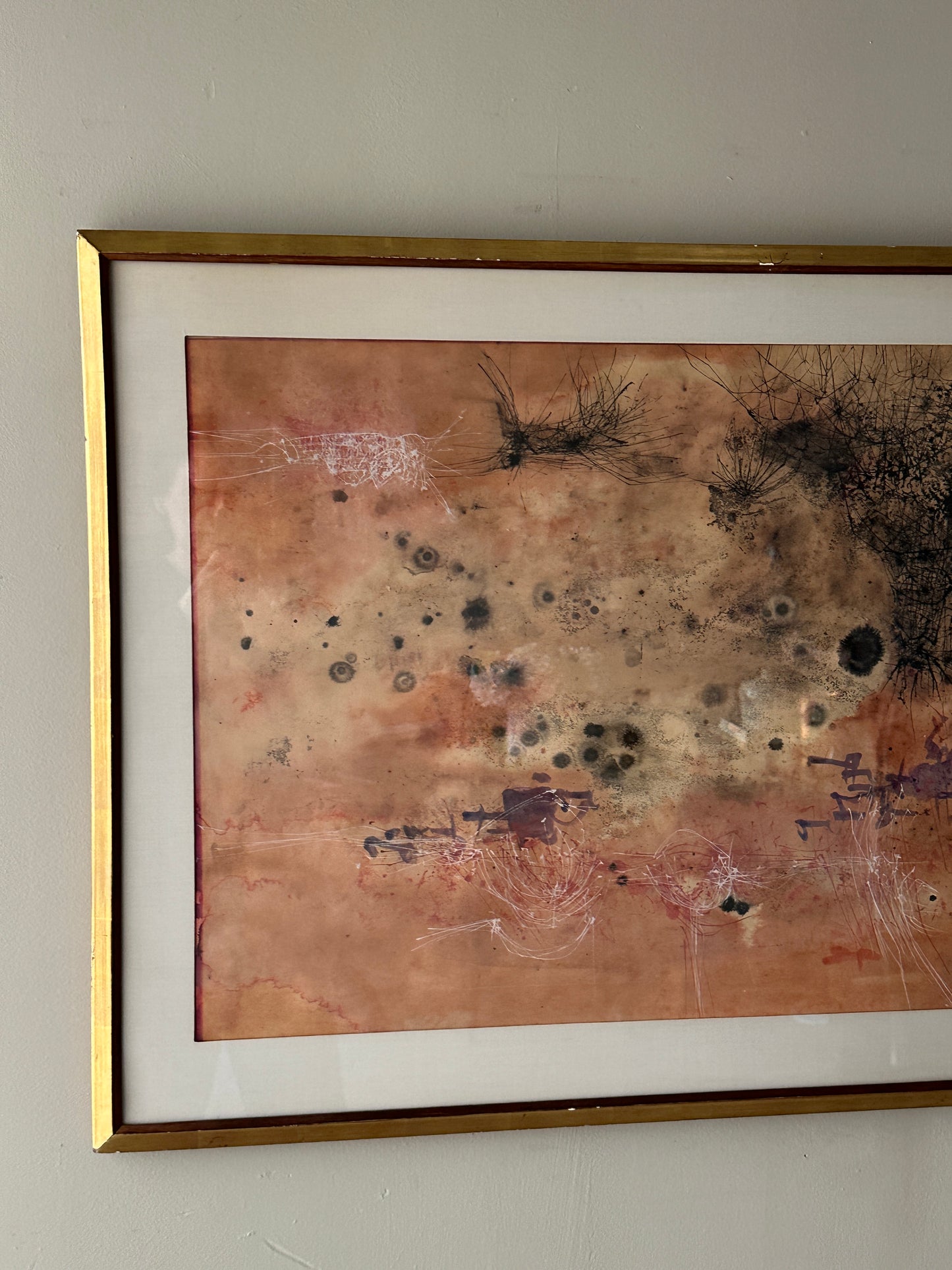 Untitled abstract mixed media by Dale Joe 1953