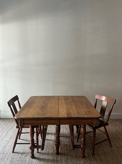 Oak dining table