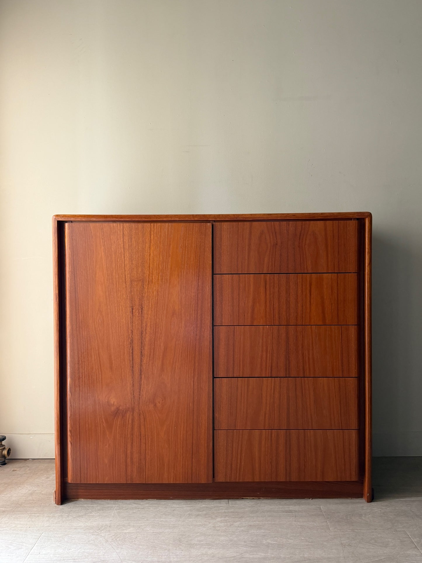 Danish teak side by side