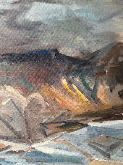 Modernist landscape. Signed “Richter.”