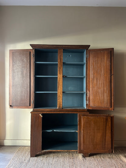 Pine two piece hutch