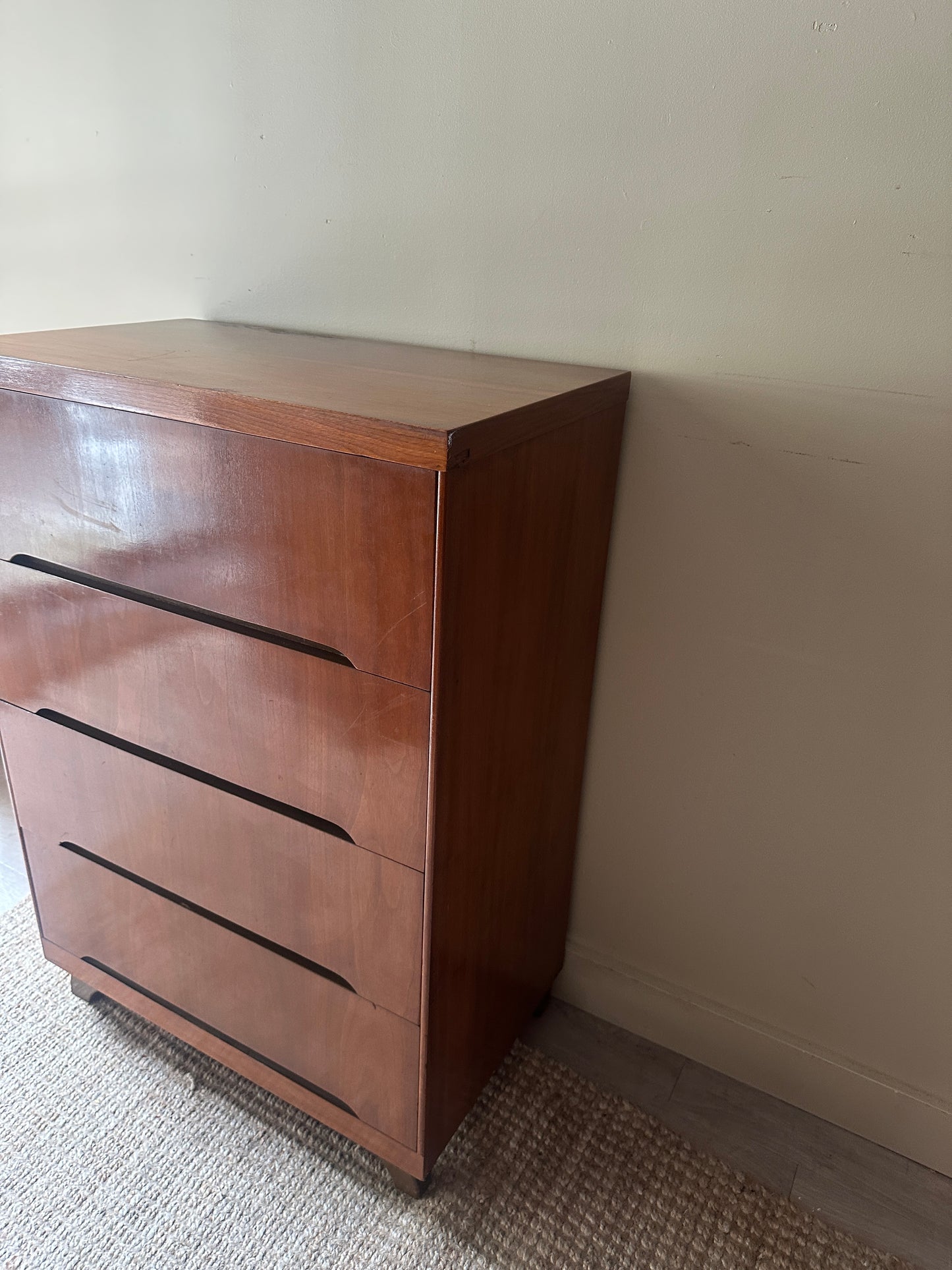 Walnut tallboy