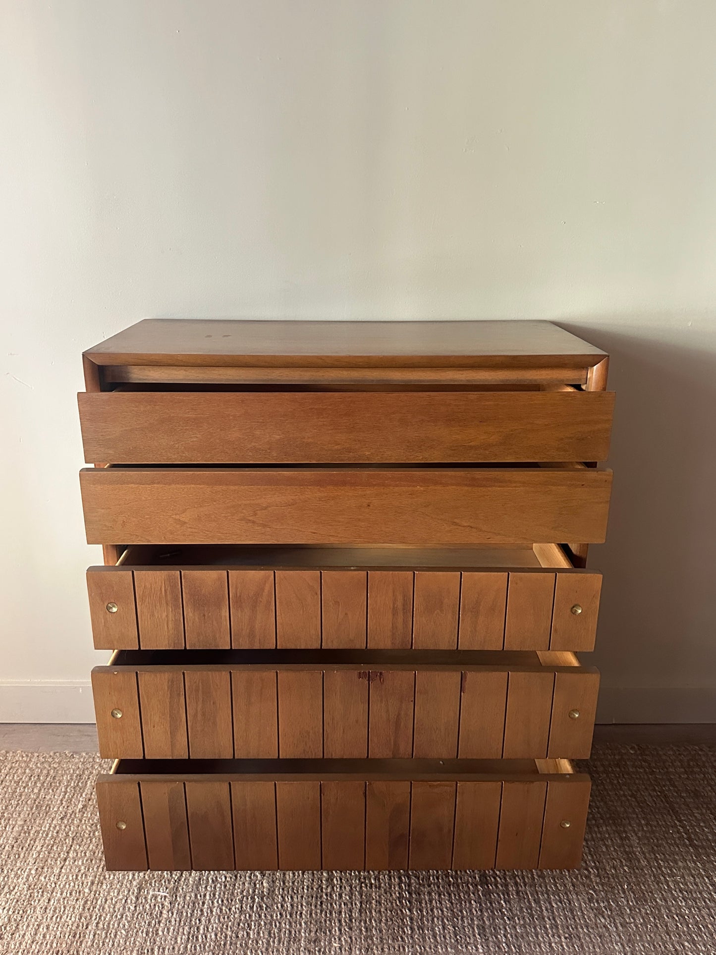 Walnut tallboy