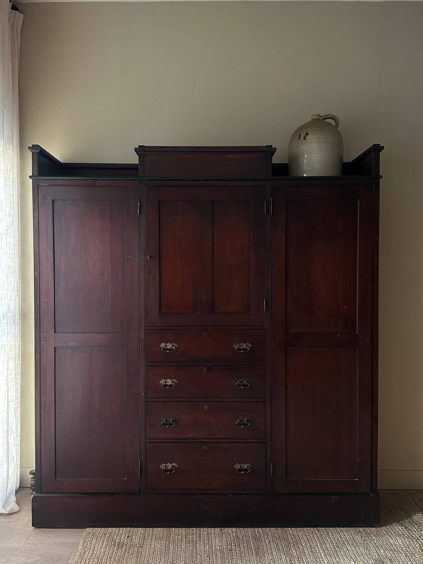 Mahogany armoire