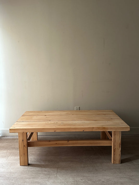 Jens Lyngsoe style pine coffee table