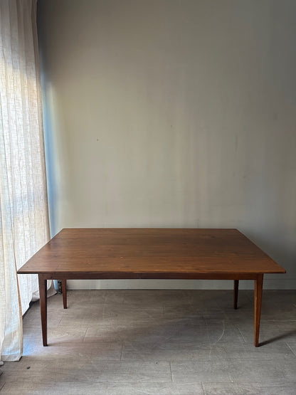 Pine drop leaf harvest table