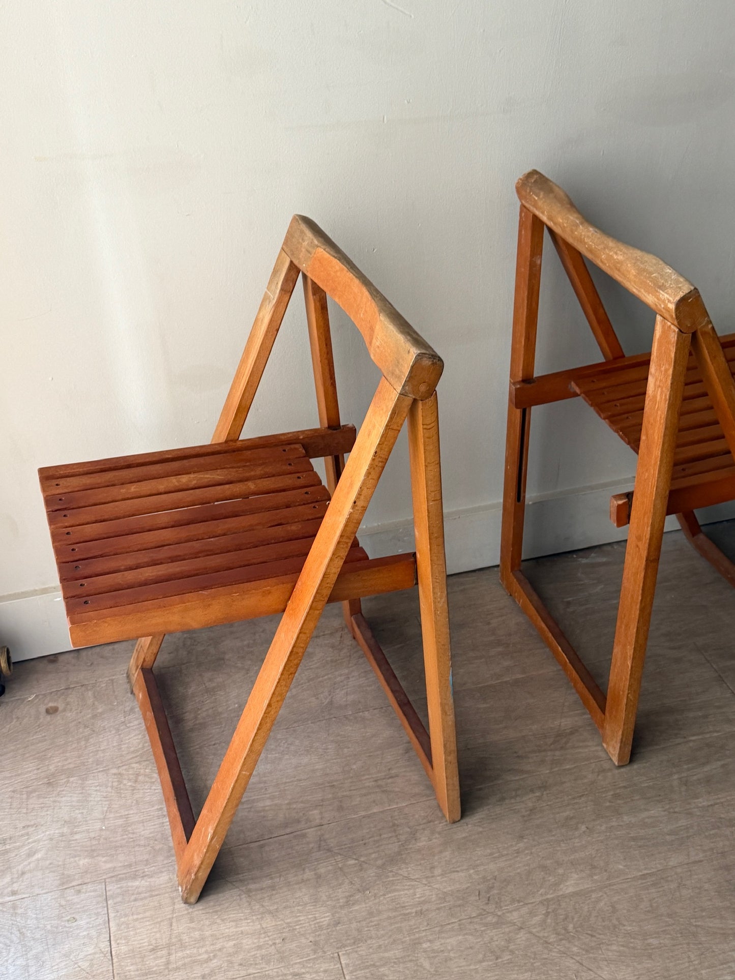 Pair of folding chairs