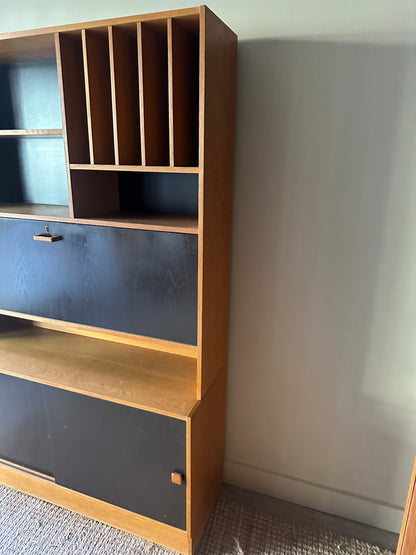 Danish two piece hutch