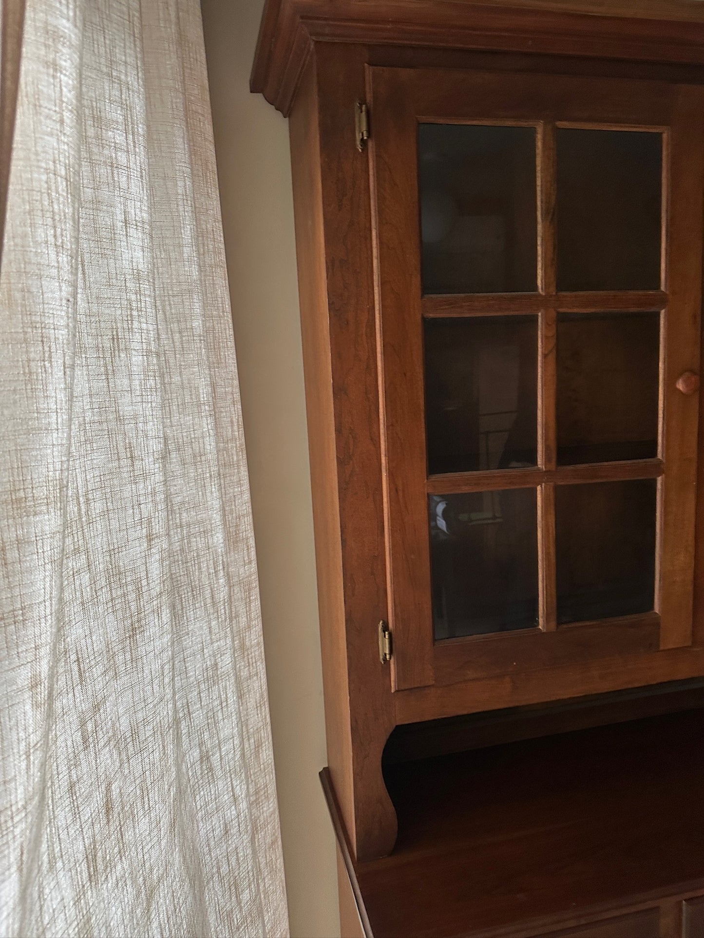 Walnut Display Hutch