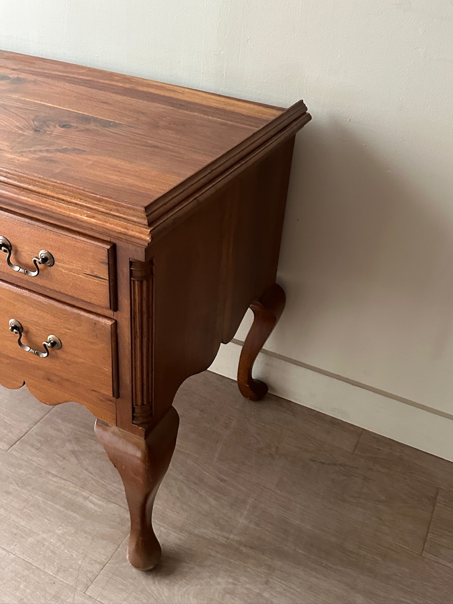 Queen Anne walnut console