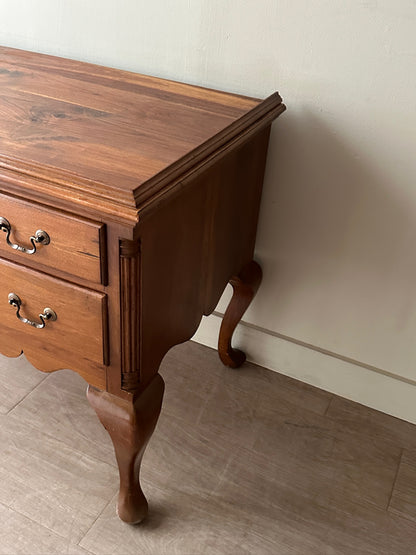 Queen Anne walnut console