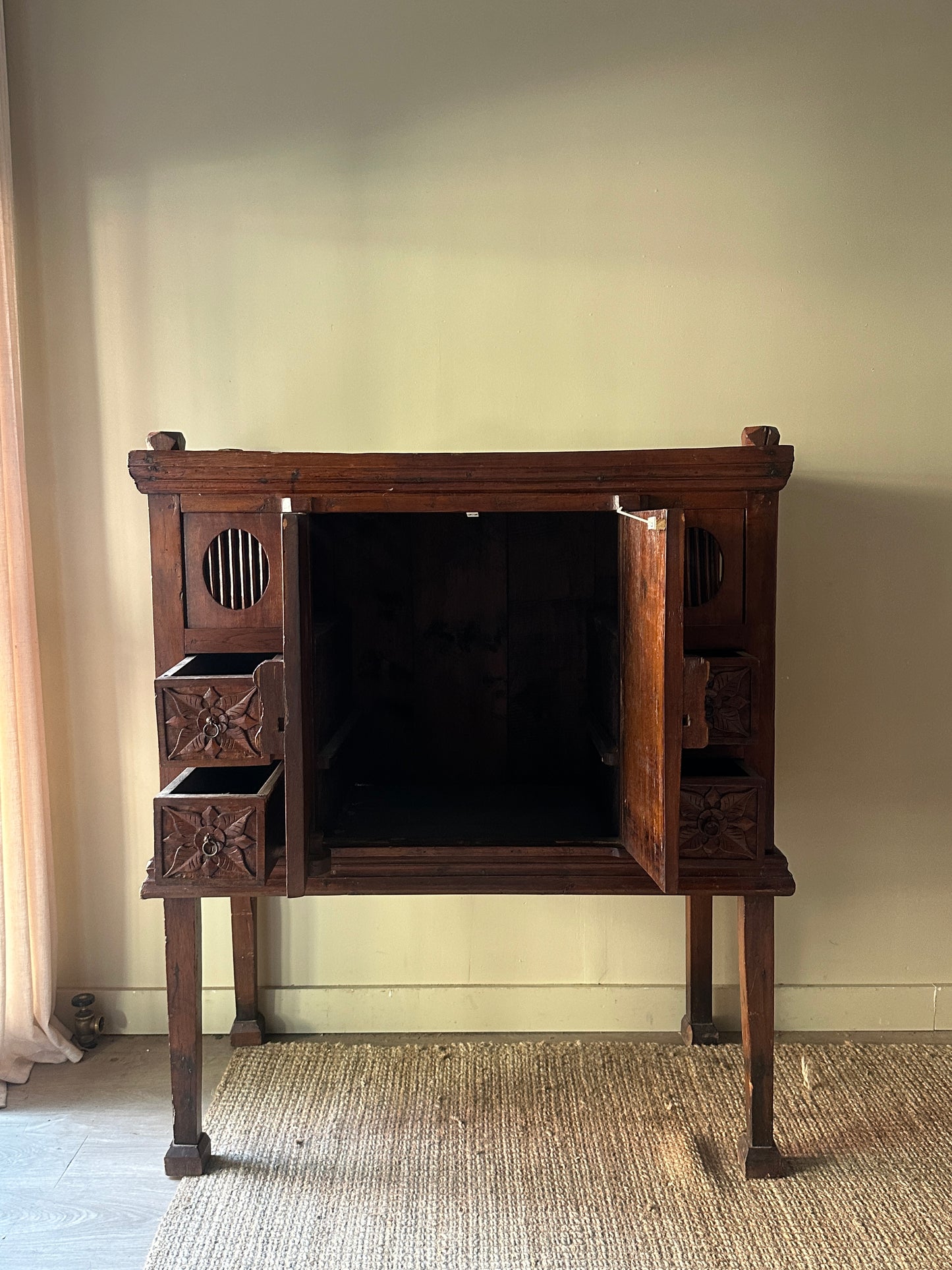 Large Carved Console