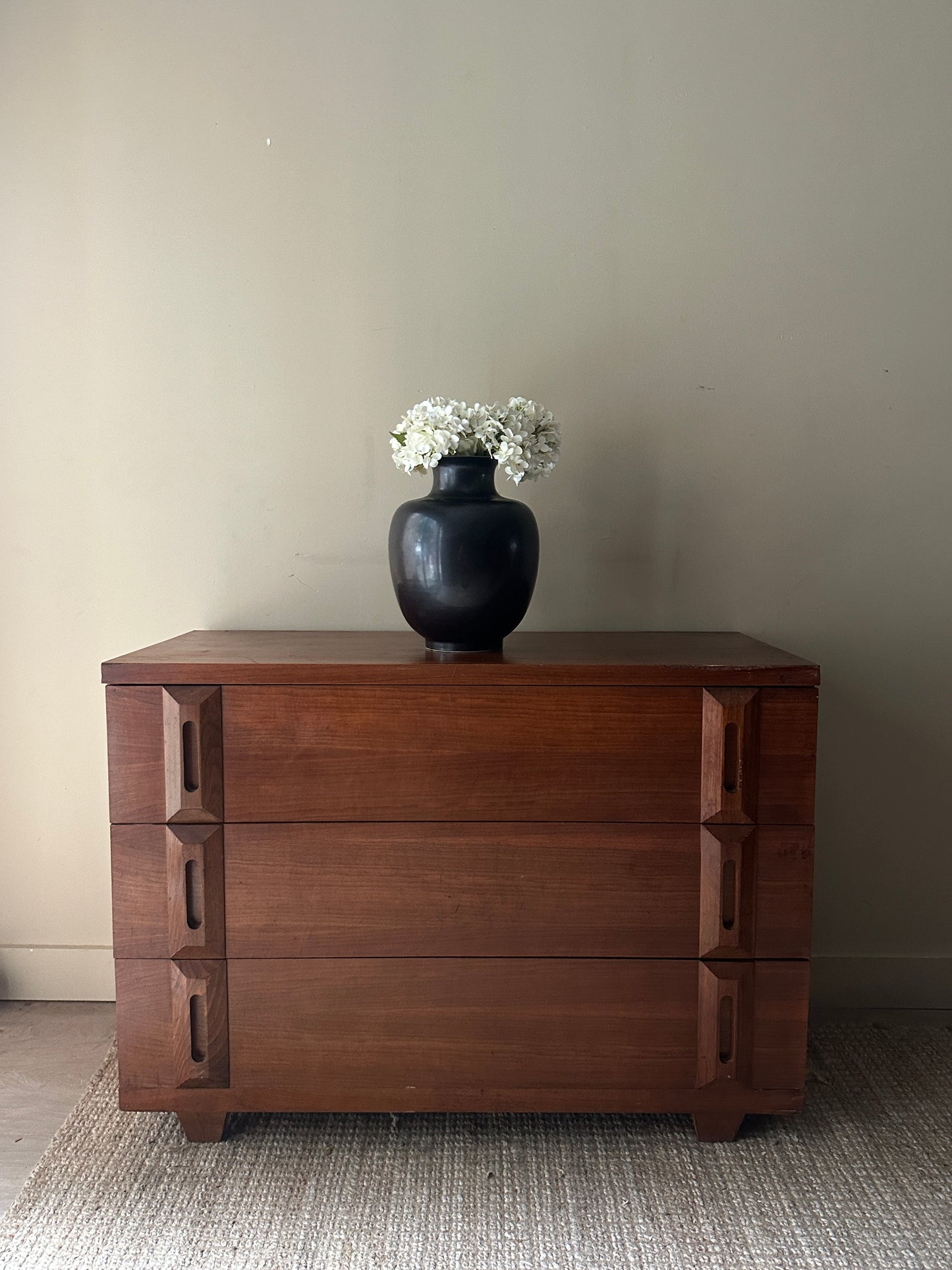 Walnut Mid-Century Dresser