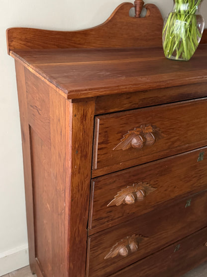 Victorian walnut dresser