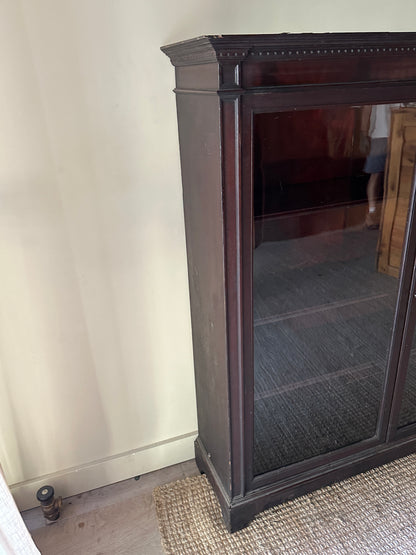 Mahogany display case