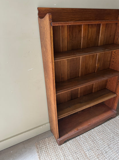 Oak shelves