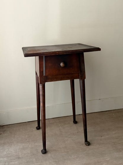 Walnut side table