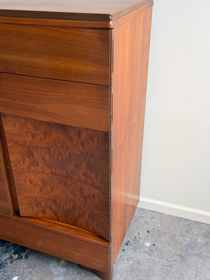 Walnut side by side dresser