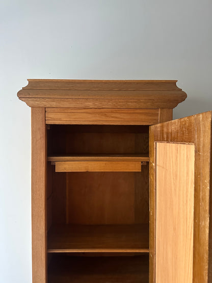 White oak armoire