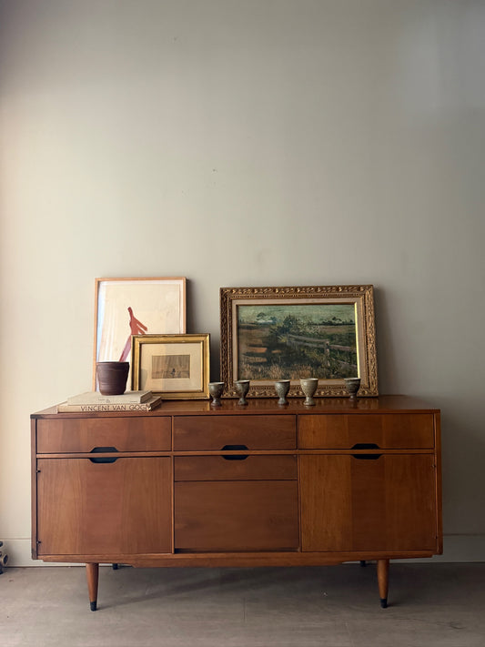 Kroehler walnut credenza