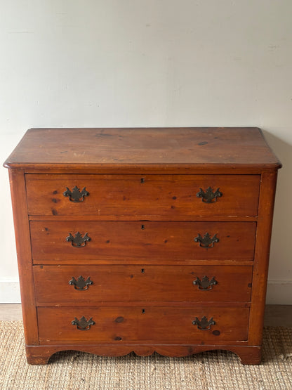 19th c. pine dresser