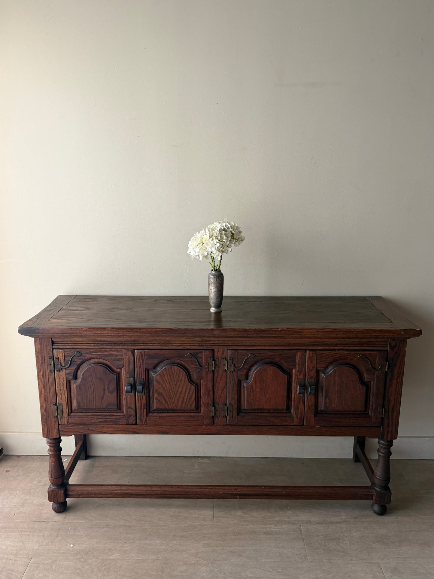 Jacobean style oak server