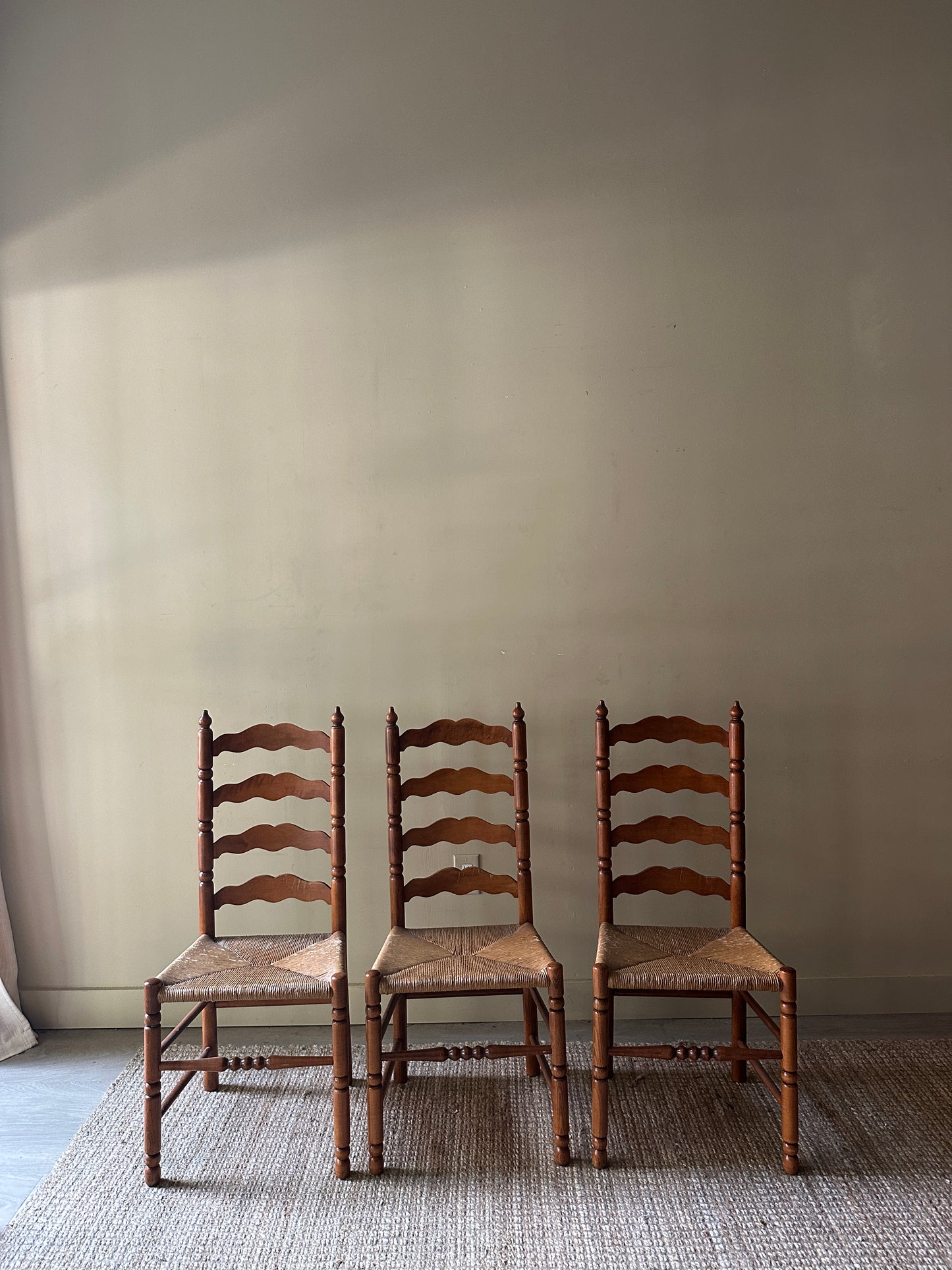 Farmhouse dining chairs. Sold as a set of 3.