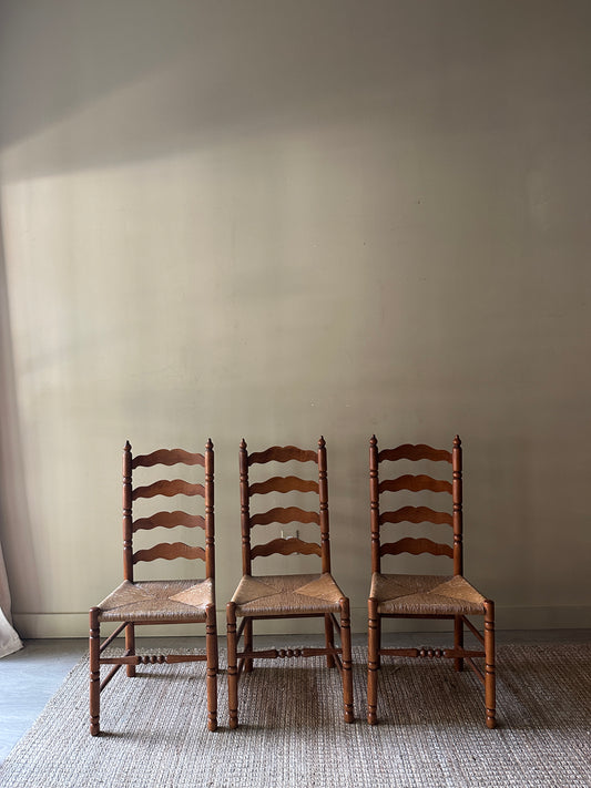 Farmhouse dining chairs. Sold as a set of 3.