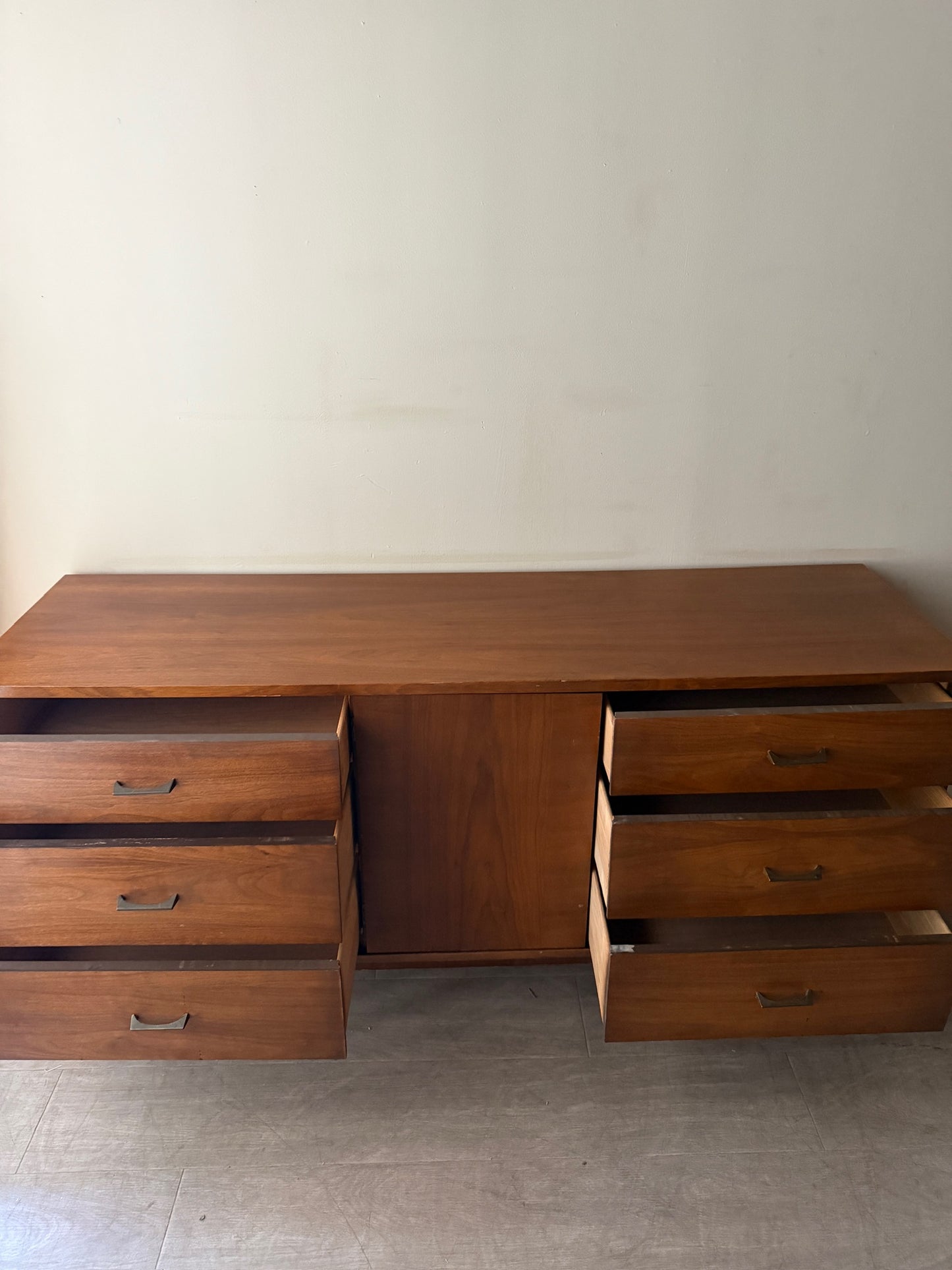 Walnut 9 drawer dresser