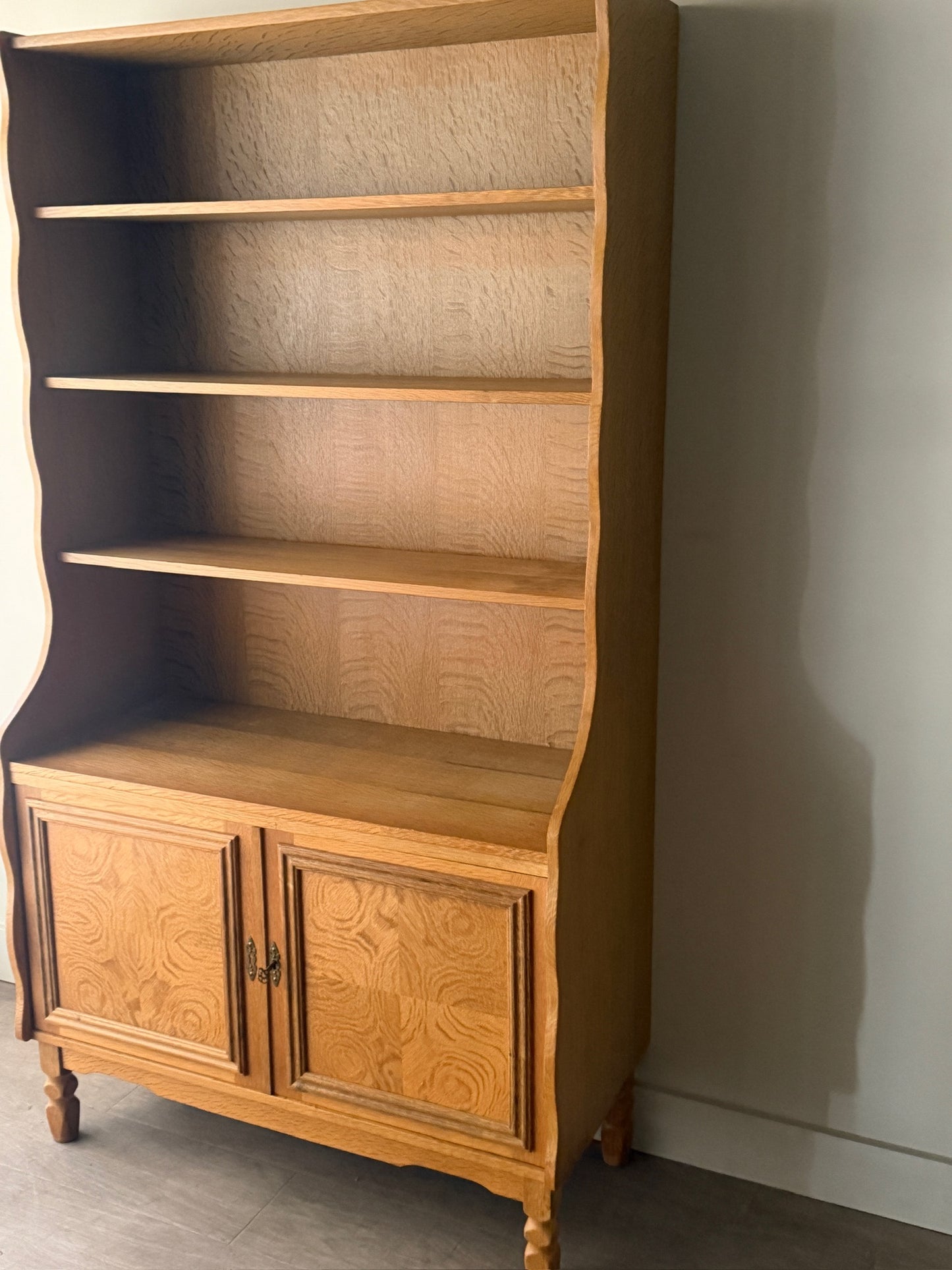 Skovgaard Jensen Danish oak bookcase cabinet