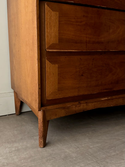 Walnut nightstands. Sold as a pair.