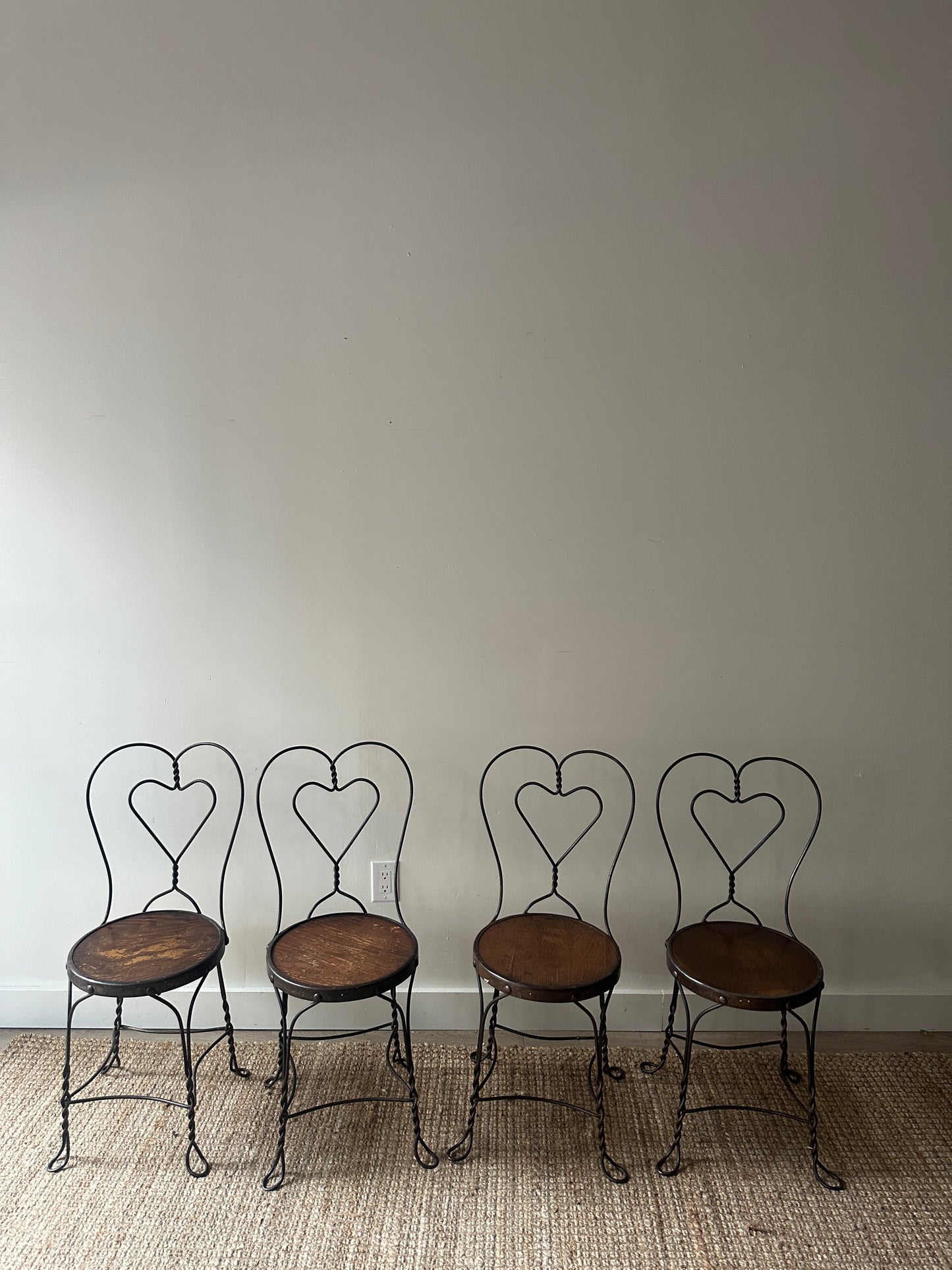 Ice cream parlor chairs. Sold individually.