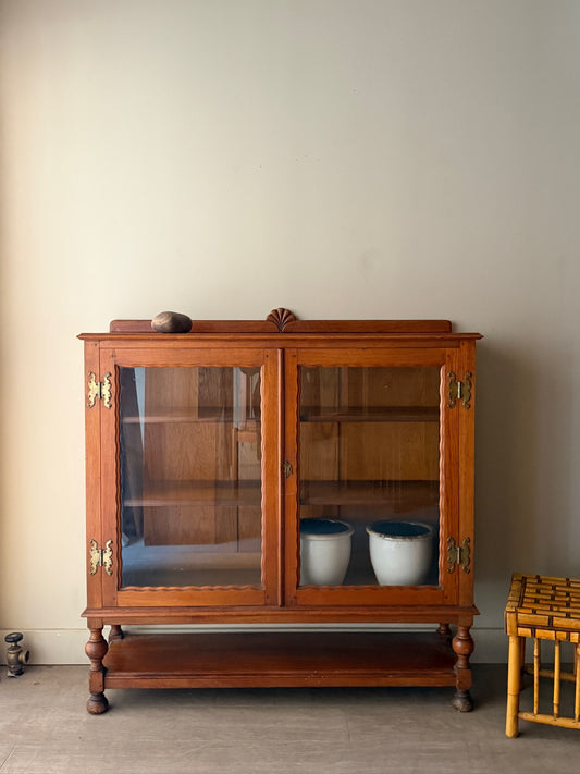 Maple display cabinet
