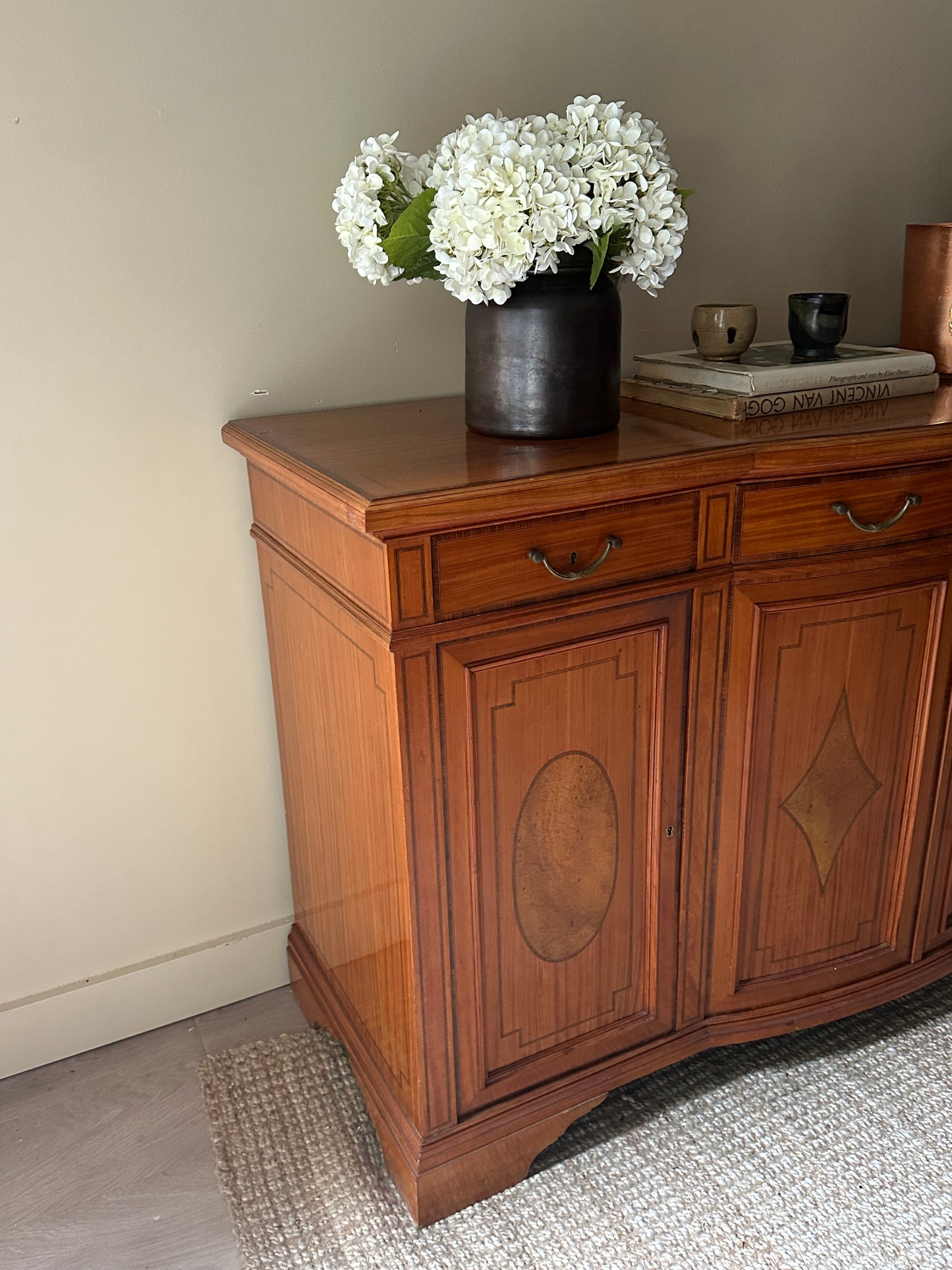 Cherry and walnut server