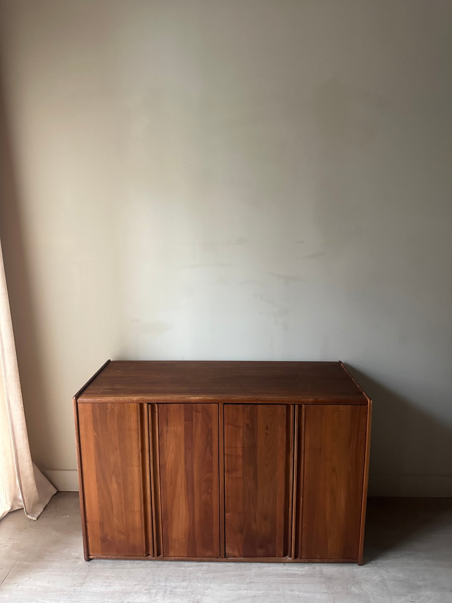 Walnut console