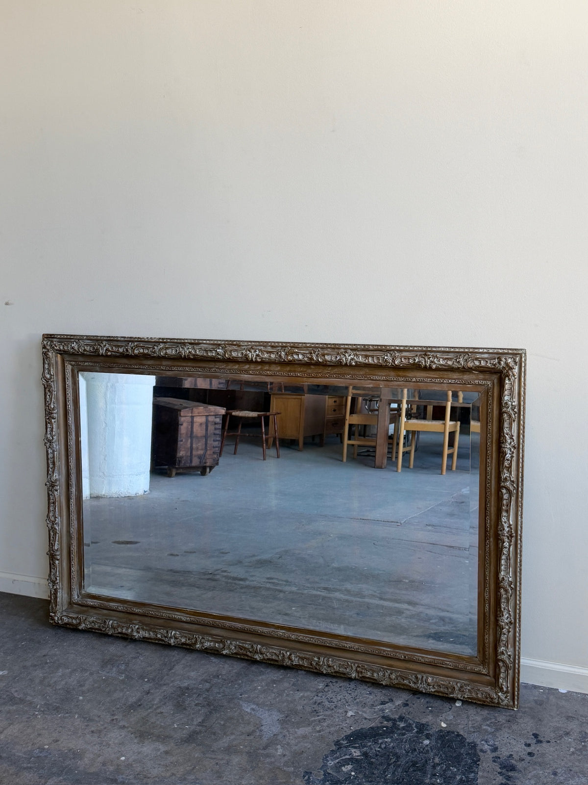 Large gilt mirror
