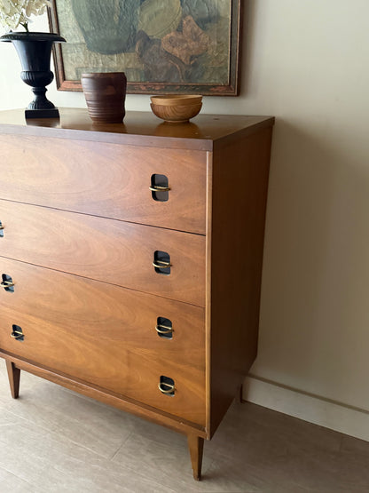 Bassett walnut dresser