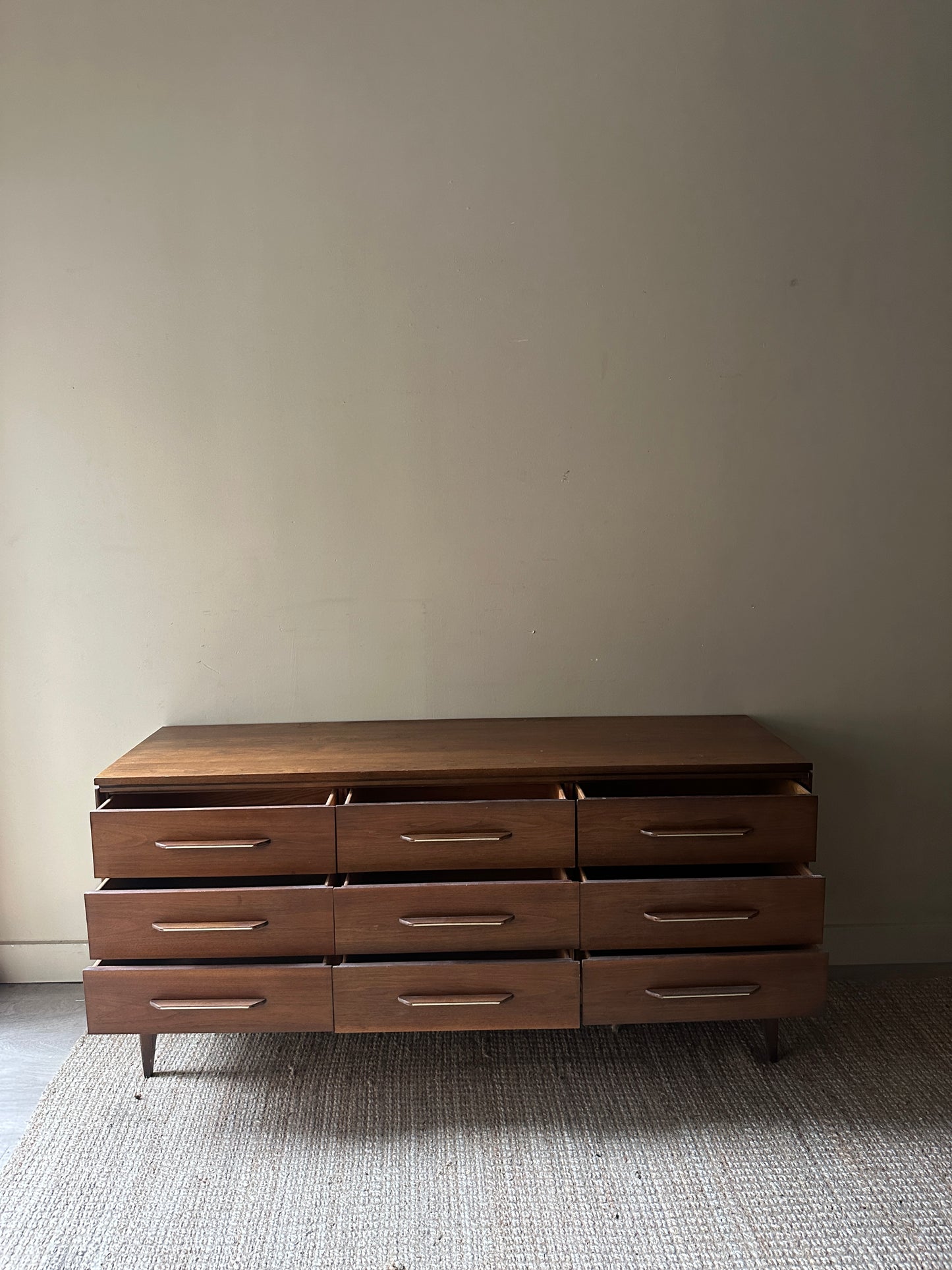 Walnut credenza