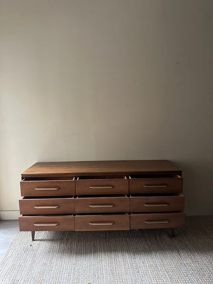 Walnut credenza