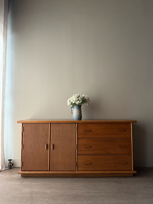 Oak 6 drawer dresser