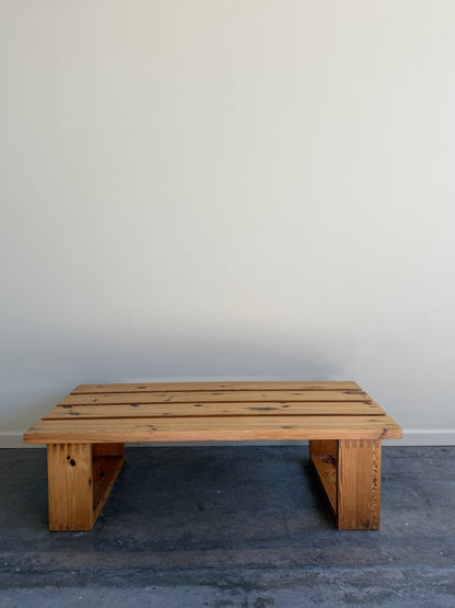 Pine coffee table