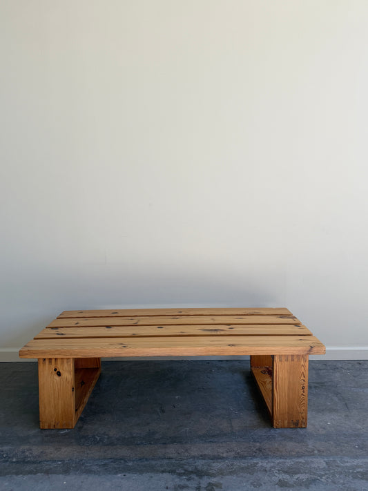 Pine coffee table