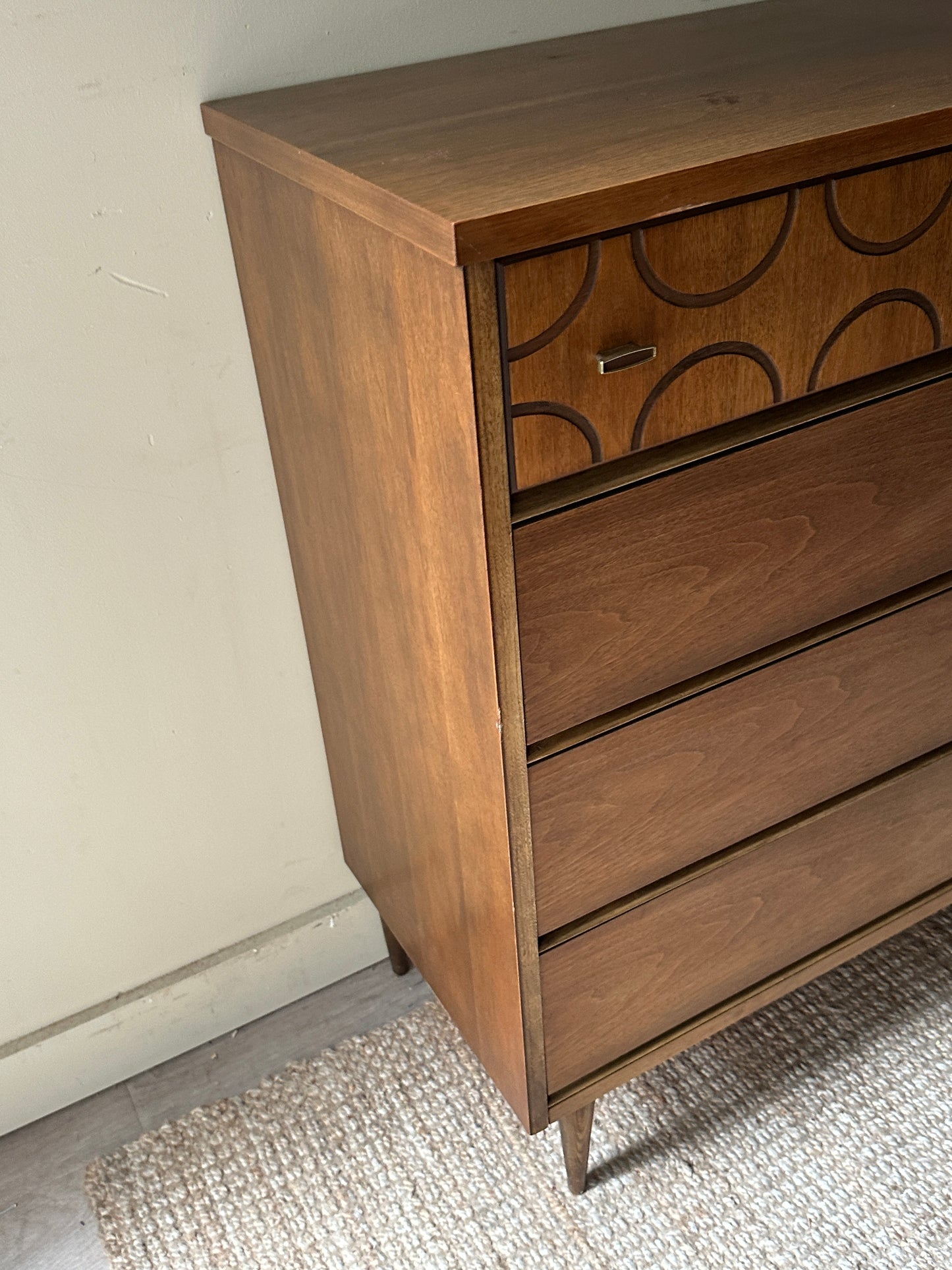 Walnut tallboy