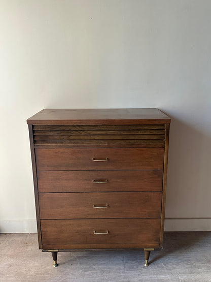Walnut tallboy