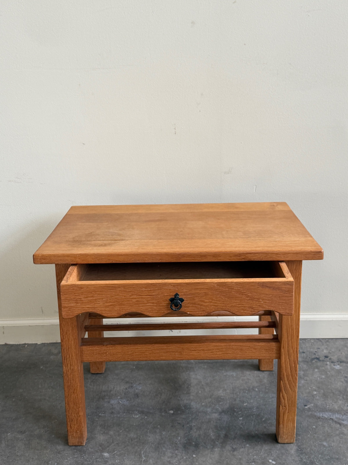 Danish oak side table