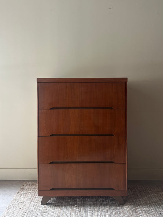 Walnut tallboy