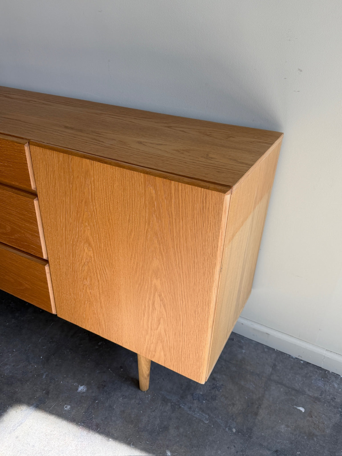Oak credenza