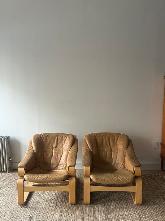 Svend Skipper lounge chairs. Sold individually.