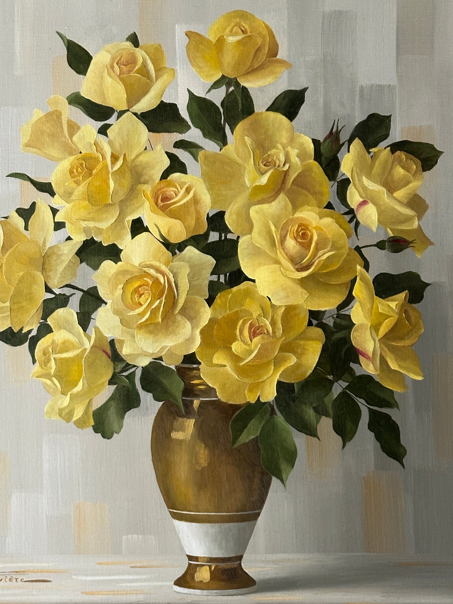 Oil on canvas by Elizabeth Rouviere